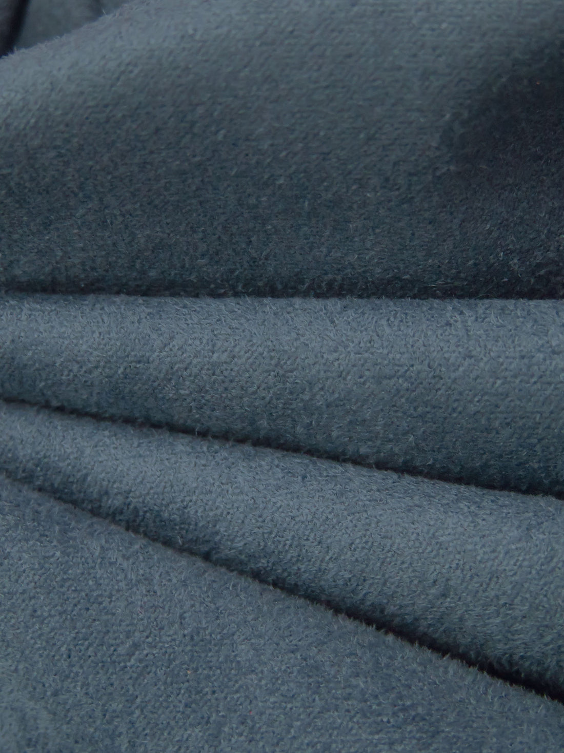 Dark Slate Blue Polyester/Lycra Butter Suede Knit - Robert Kaufman - 59W