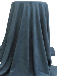 Dark Slate Blue Polyester/Lycra Butter Suede Knit - Robert Kaufman - 59W