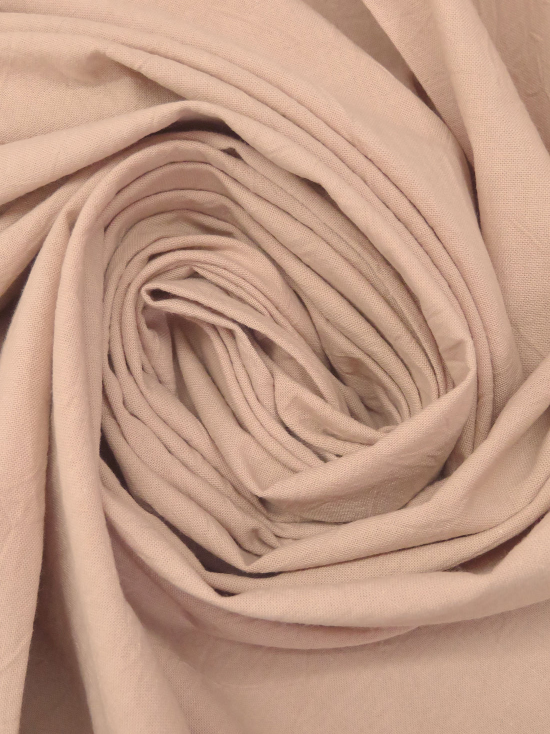 Pink Beige 100% Cotton Kona Natural Crush Quilt Weight Woven - Robert Kaufman - 42W