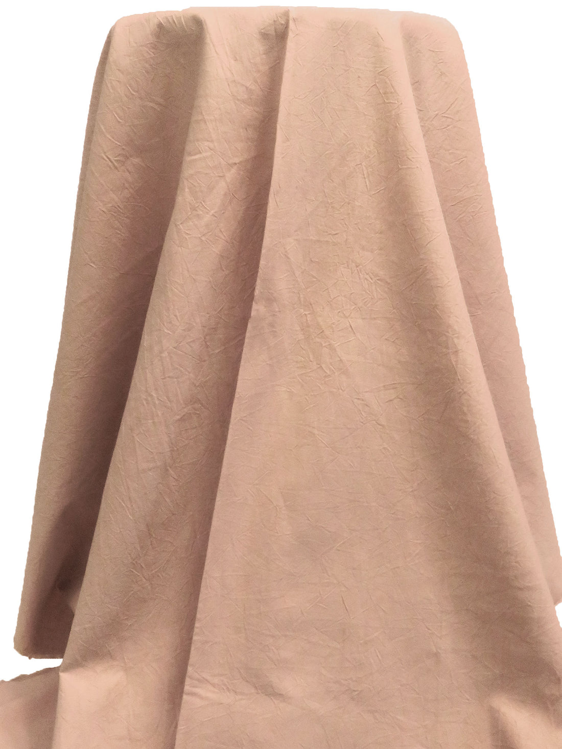 Pink Beige 100% Cotton Kona Natural Crush Quilt Weight Woven - Robert Kaufman - 42W