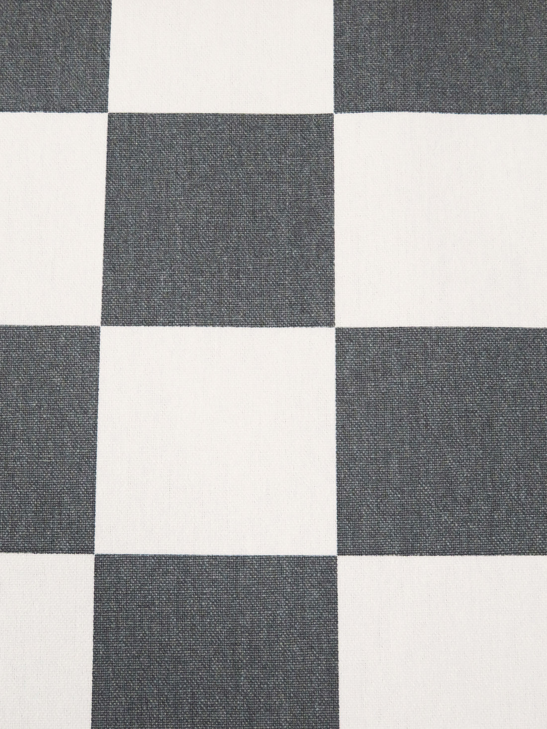 Dim Gray/Off-White 100% Cotton Check Print Canvas - Sevenberry By Robert Kaufman - 44W
