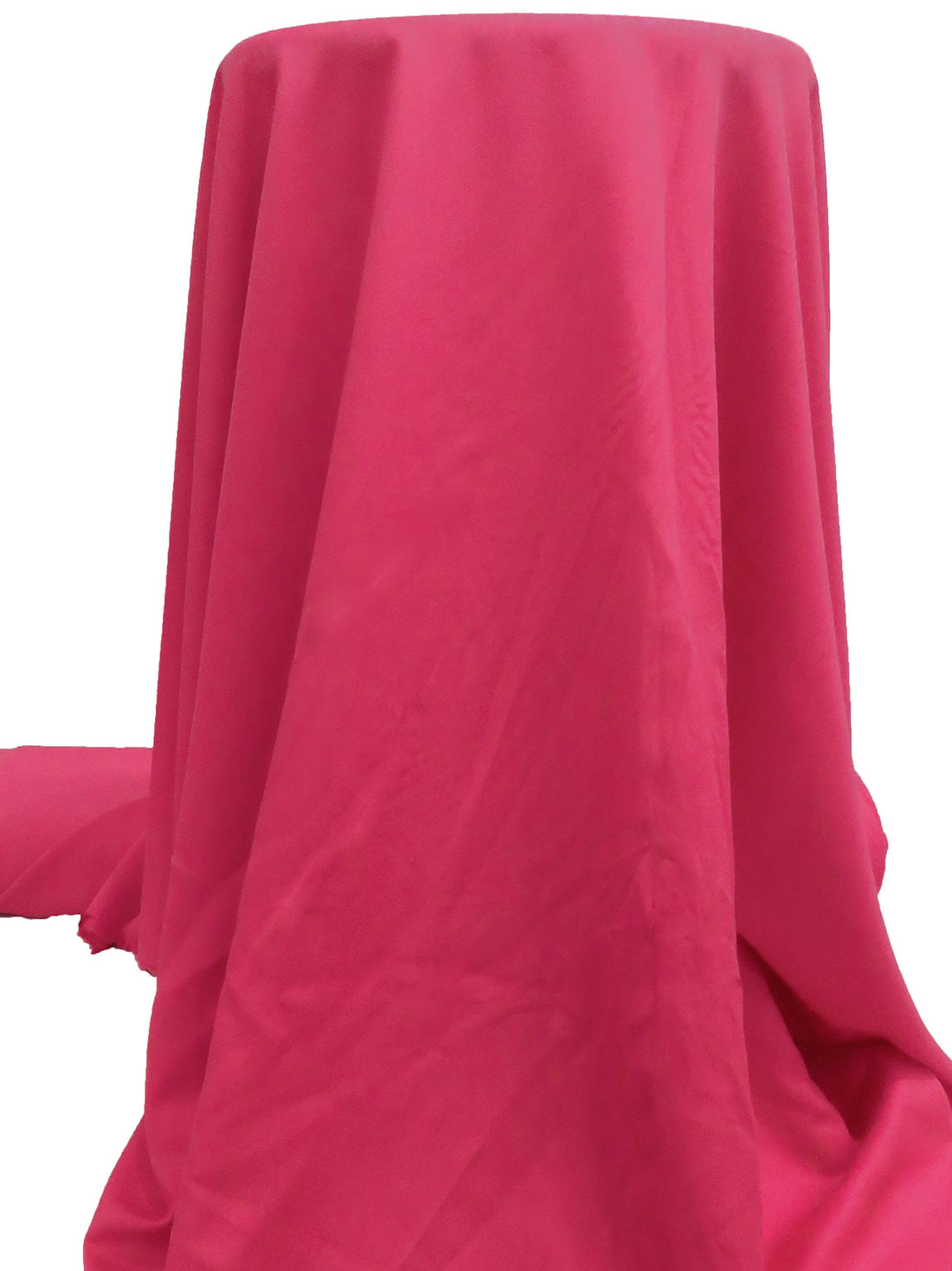 Punch Pink 100% Rayon Twill Challis - Famous Dress Designer - 56W