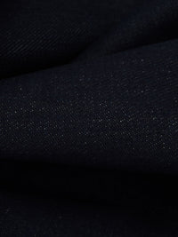 SOLD AS IS ONLY - Midnight Navy 100% Cotton Denim 63W