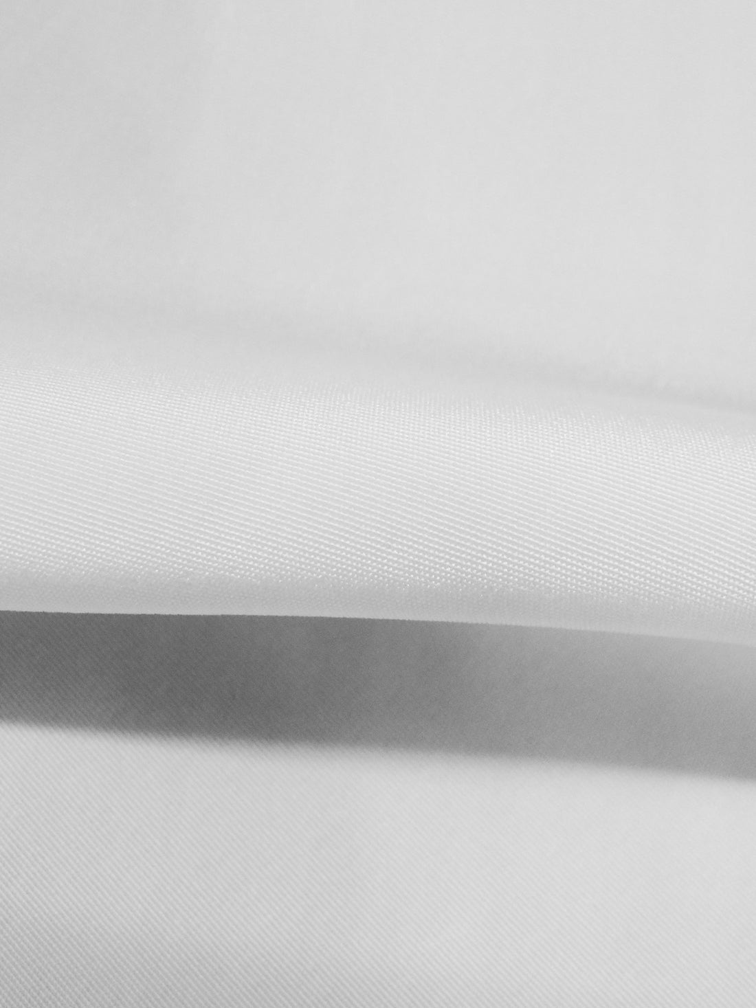 White 100% Polyester Shirt Weight Woven - Robert Kaufman - 58W