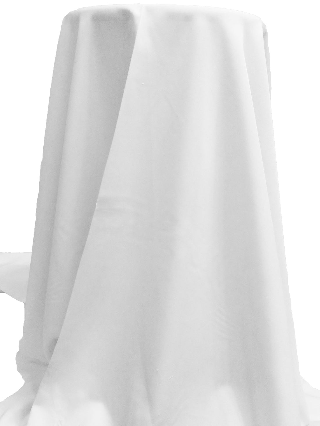 White 100% Polyester Shirt Weight Woven - Robert Kaufman - 58W