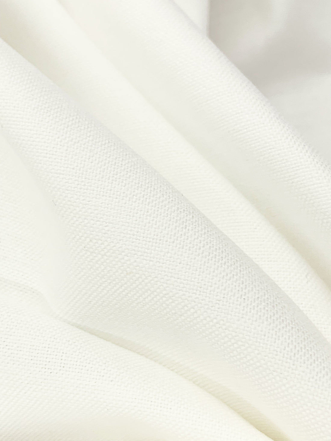 Eggshell White 100% Cotton PFD Oxford Shirting - Imported From Japan By Robert Kaufman - 44W