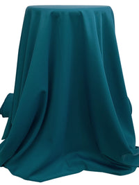 Teal Polyester/Spandex Axiom Stretch Microfiber Shirting - Robert Kaufman - 53W