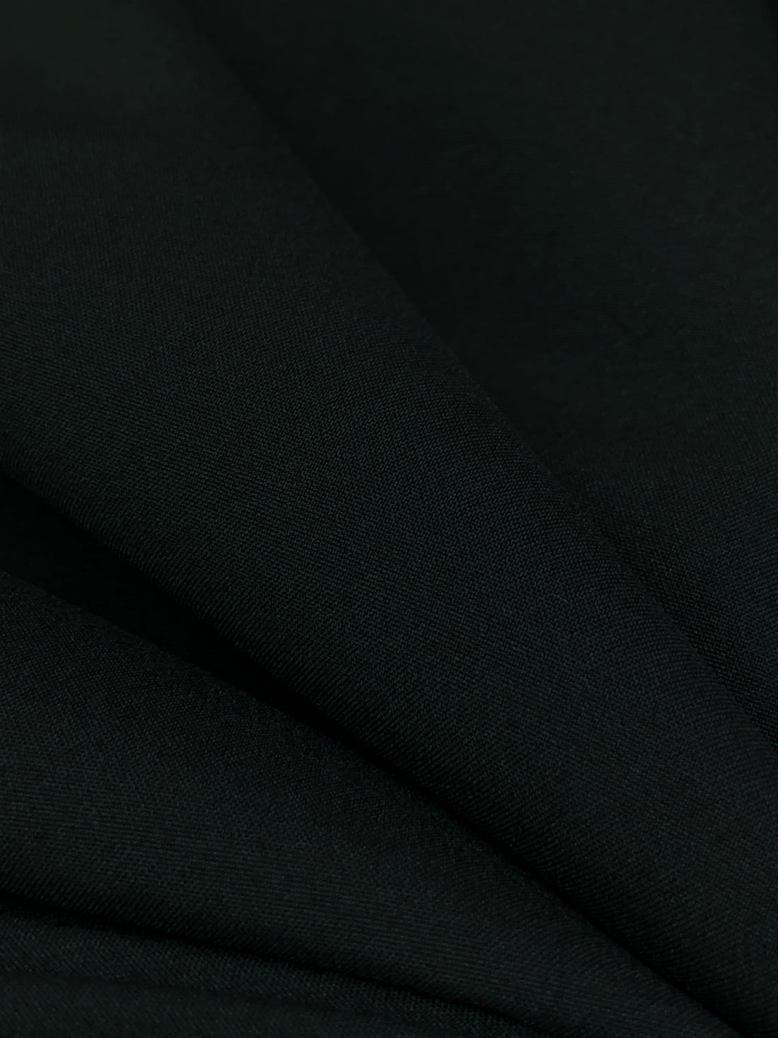 Black 100% Recycled Seawool Cayman Stretch Shirt Weight Woven - Robert Kaufman - 55W