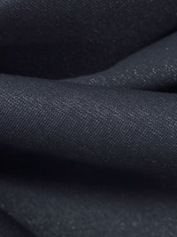 Dark Gunmetal Blue Rayon/Nylon/Polyester/Spandex Sparkle Ponte Knit - Robert Kaufman - 62W