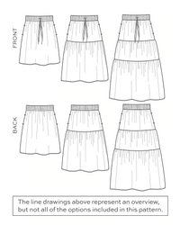 True/Bias - Mave Skirt - Sizes 0-18