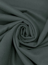 Charcoal Recycled Repreve Polyester/Polyester/Liva-Eco Rayon Infinity Recycled Heavy Flannel Coating - Robert Kaufman - 56W