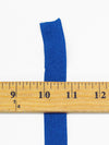 3/4" Blast Blue Fold-Over Elastic