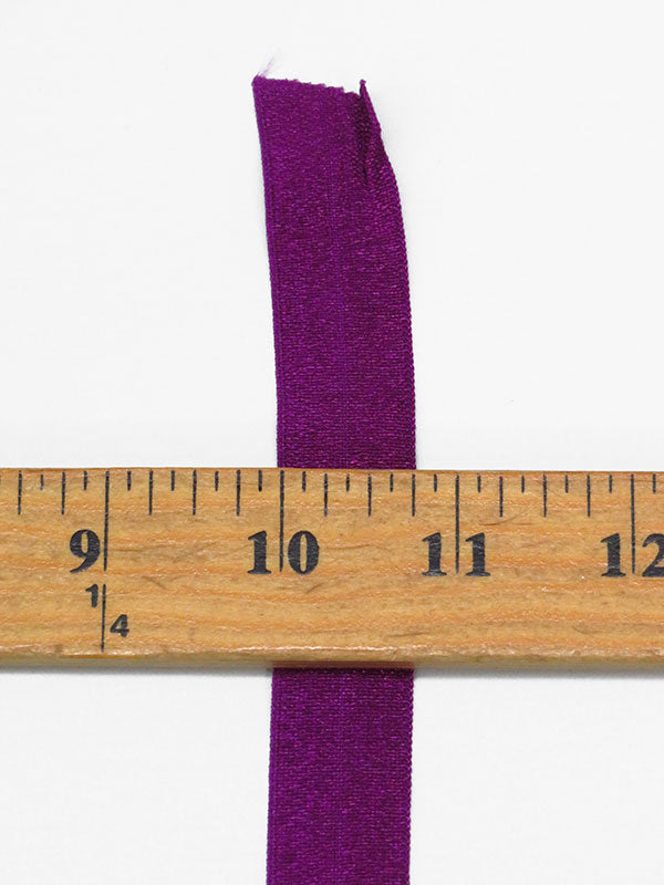 3/4" Tahiti Purple Fold-Over Elastic