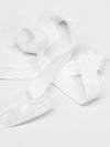 3/4" White Fold-Over Elastic