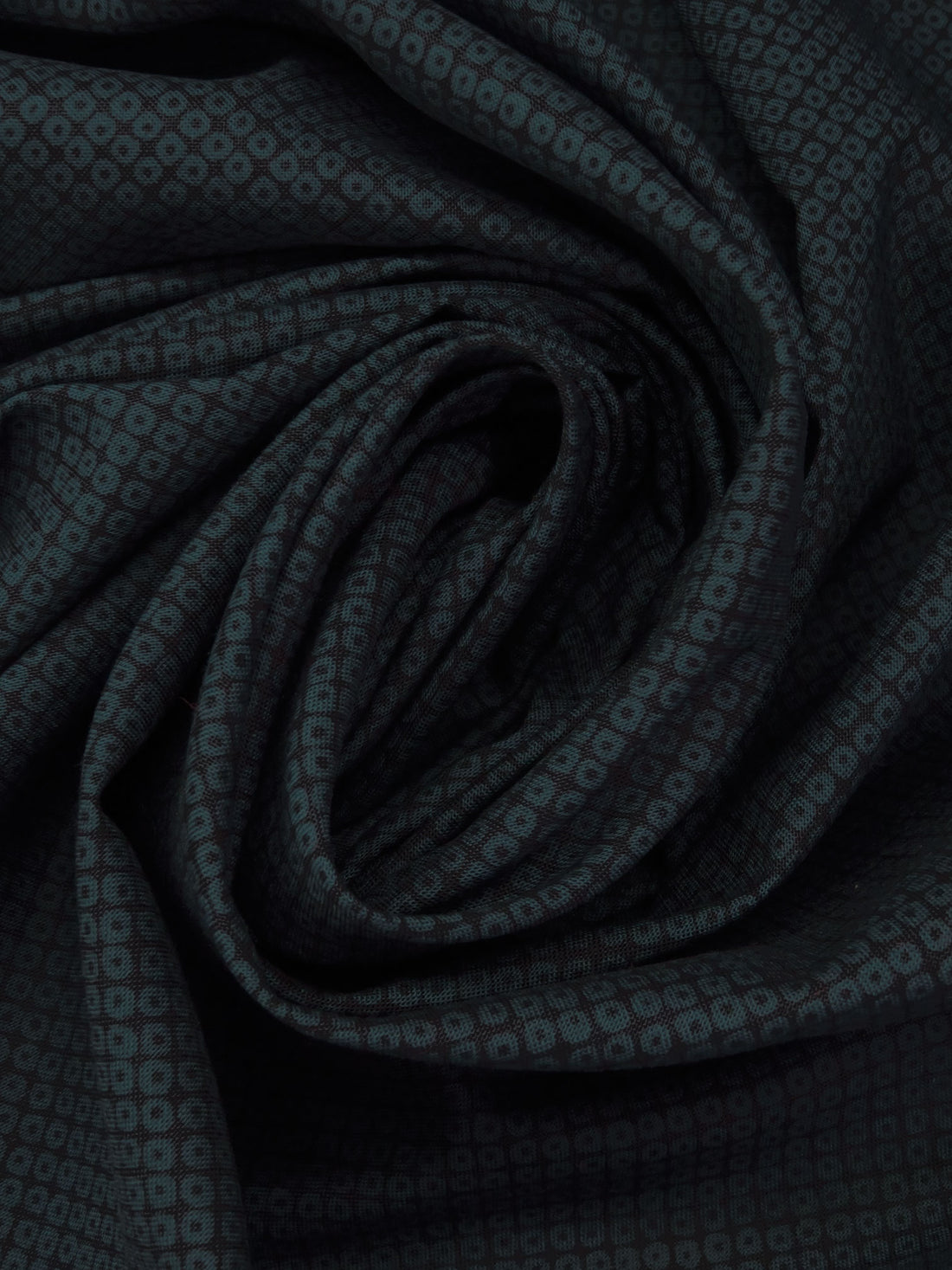 Black/Muted Polar Night 100% Cotton Abstract Print Kasuri Shirt Weight Woven - Sevenberry By Robert Kaufman - 43W