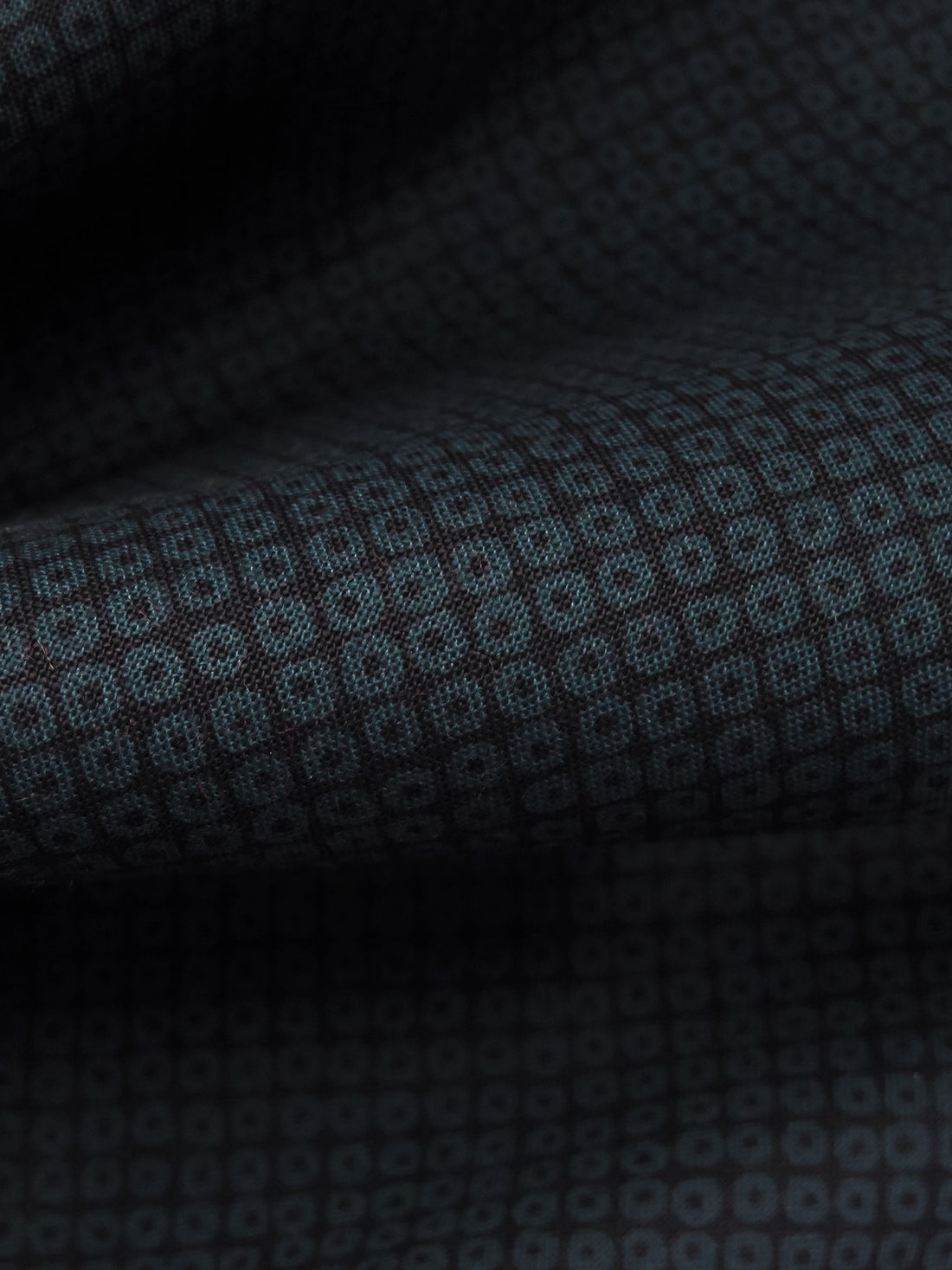 Black/Muted Polar Night 100% Cotton Abstract Print Kasuri Shirt Weight Woven - Sevenberry By Robert Kaufman - 43W