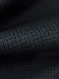 Black/Muted Polar Night 100% Cotton Abstract Print Kasuri Shirt Weight Woven - Sevenberry By Robert Kaufman - 43W