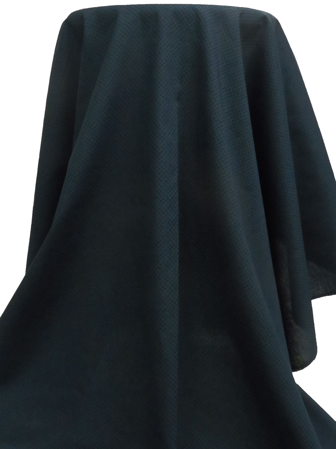 Black/Muted Polar Night 100% Cotton Abstract Print Kasuri Shirt Weight Woven - Sevenberry By Robert Kaufman - 43W