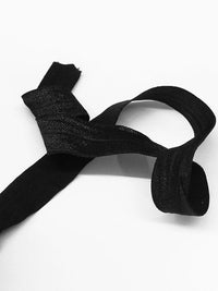 3/4" Black Fold-Over Elastic