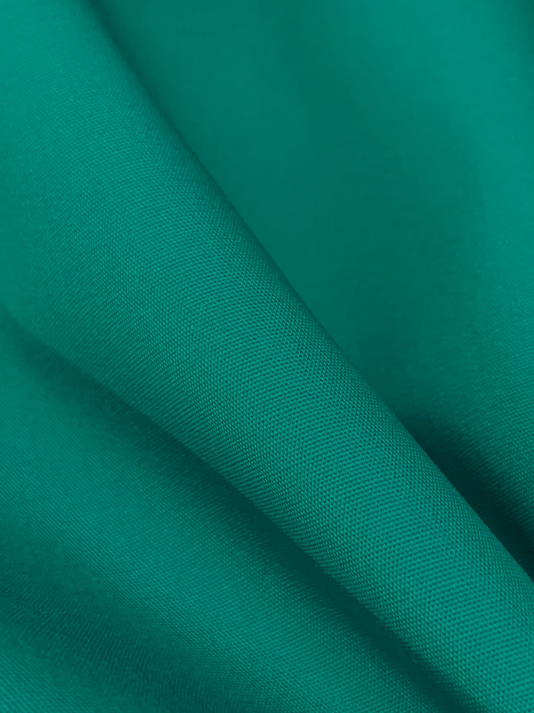 Pine Green Polyester/Cotton Poplin Jacketing - Robert Kaufman - 58W