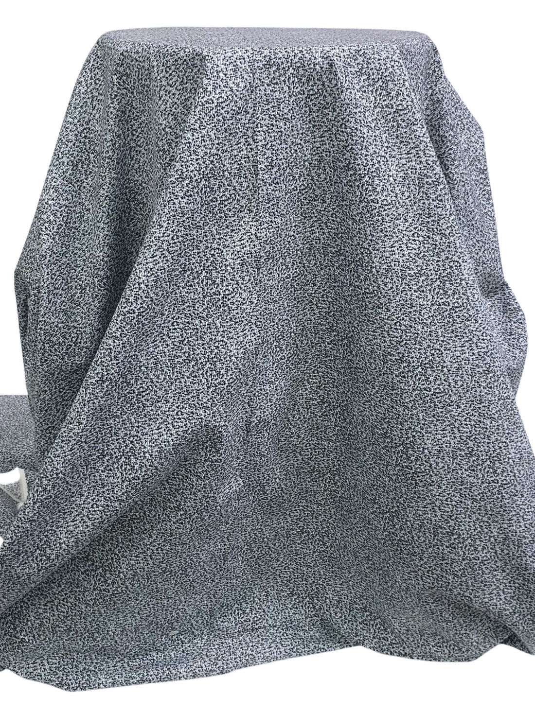 Cool Gray/Black/White 100% Cotton Micro Abstract Print Poplin Shirting - Robert Kaufman - 58W