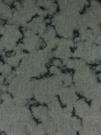 Muted Cool Black/White Cotton/Polyester Weekend Print Chambray Shirting - Robert Kaufman 44W