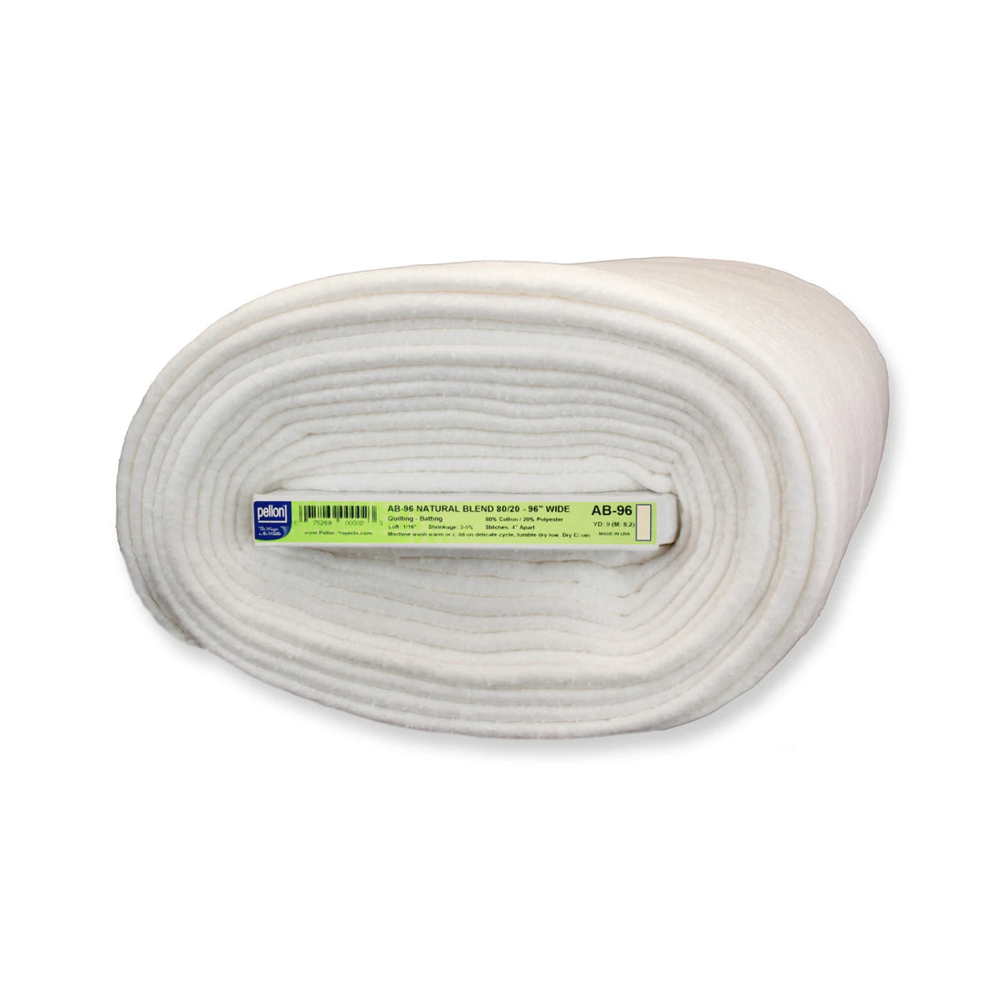 Natural Cotton/Polyester "Nature's Touch" Natural Blend Batting - Pellon - 96W