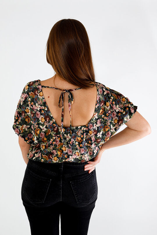 Chalk and Notch Patterns - Aria Top - Sizes 0-30