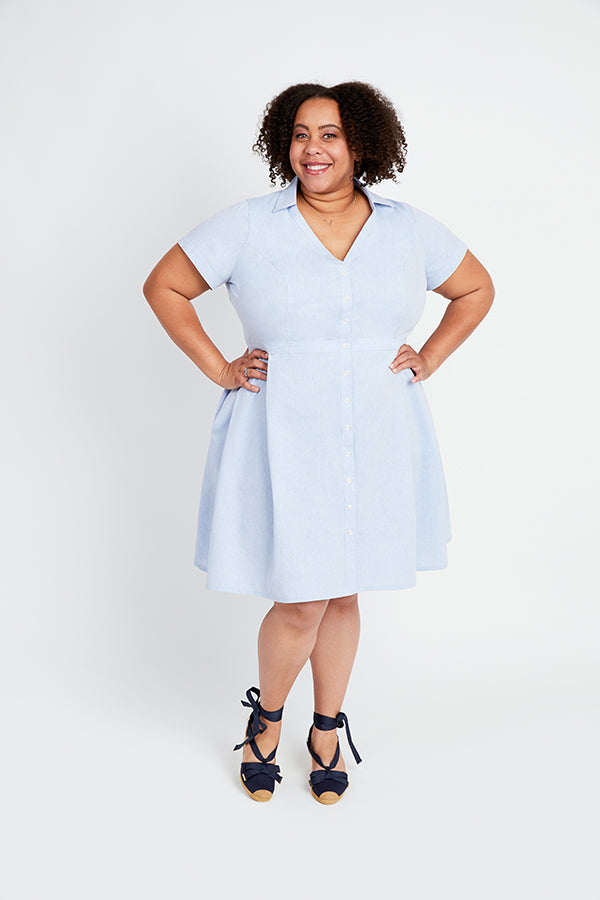 Cashmerette Patterns - Lenox Shirtdress - Sizes 12-32