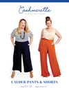 Cashmerette Patterns - Calder Pants & Shorts - Sizes 12-32