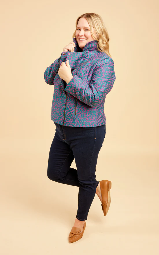 Cashmerette Patterns - Canton Moto Jacket - Sizes 12-32