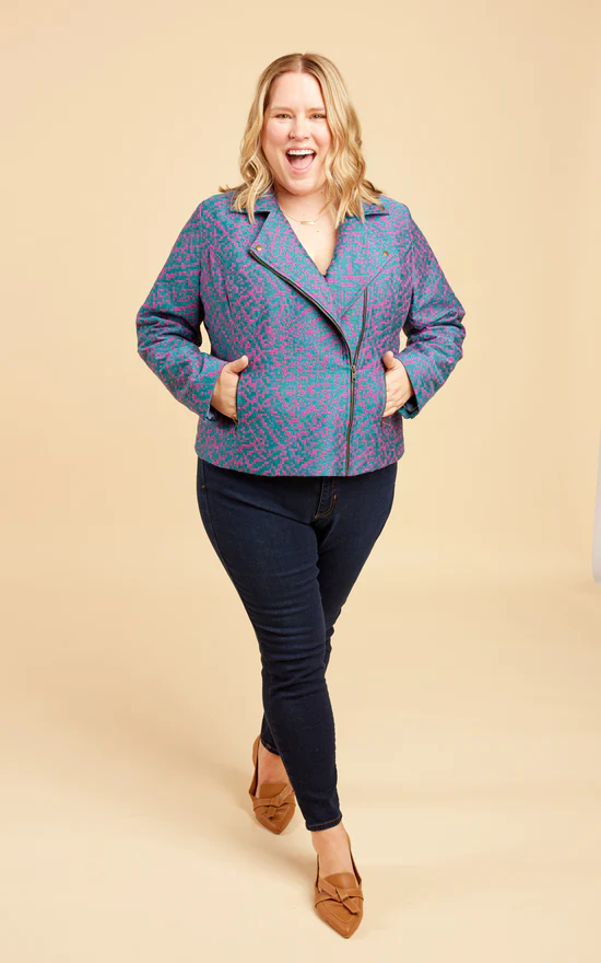 Cashmerette Patterns - Canton Moto Jacket - Sizes 12-32