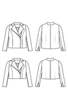 Cashmerette Patterns - Canton Moto Jacket - Sizes 12-32