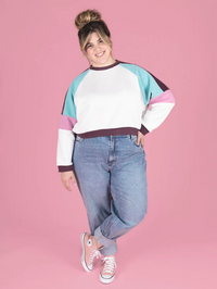 Tilly and the Buttons - Drew Raglan Sweatshirt - Sizes 2-30