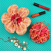 Straight Stitch Society - Forget-Me-Not Jewelry Pouch