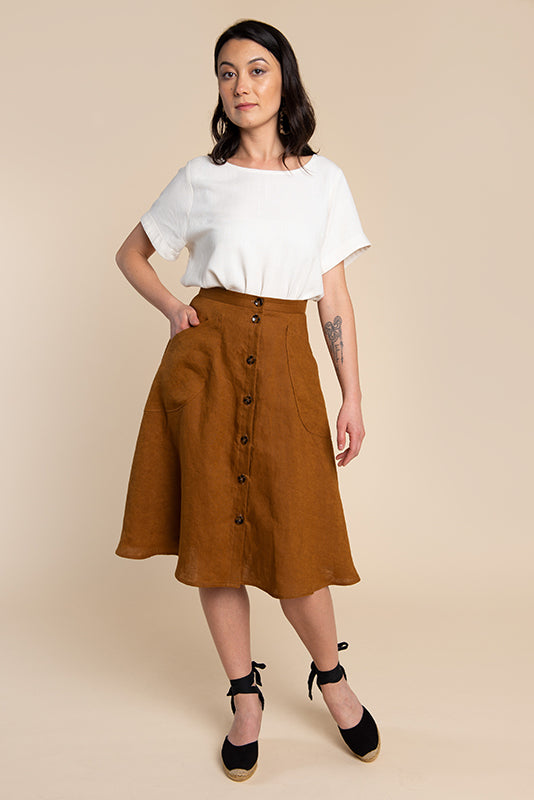 Closet Core Patterns - Fiore Skirt - Rome Collection #18 - Sizes 0-20