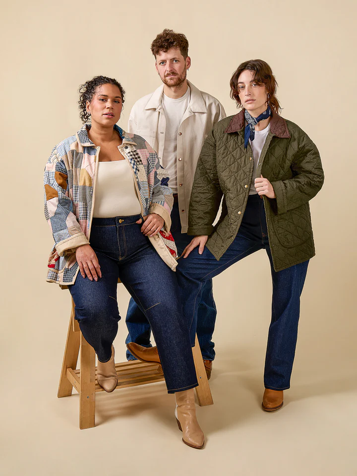 Closet Core Patterns - Fowler Barn Coat + Quilted Jacket - Sizes XXS-6X