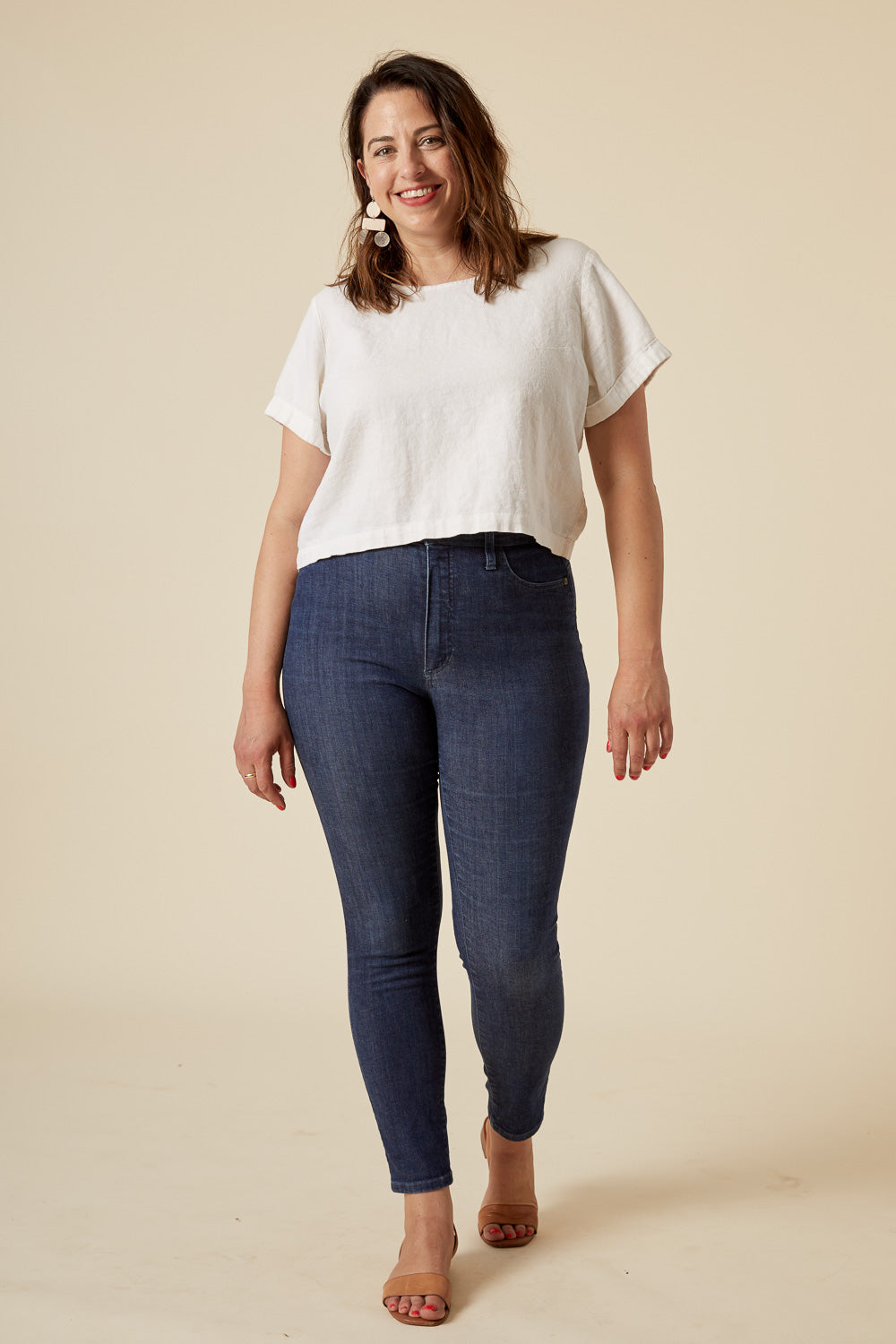 Closet Core Patterns - Ginger Skinny Jeans - Sizes 0-20