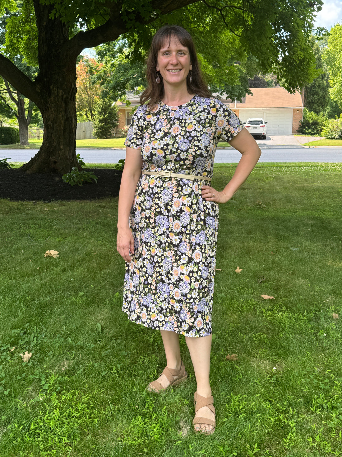 Pamela's Patterns - Softly Pleated Dress Sewing Pattern