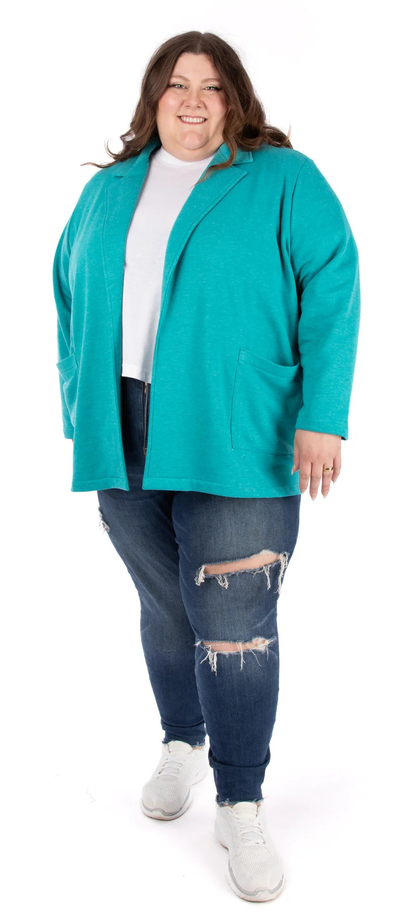 Jalie Patterns - Pauline Open-Front Blazer-Style Cardigan #4565 - Children/Adult 28 Sizes