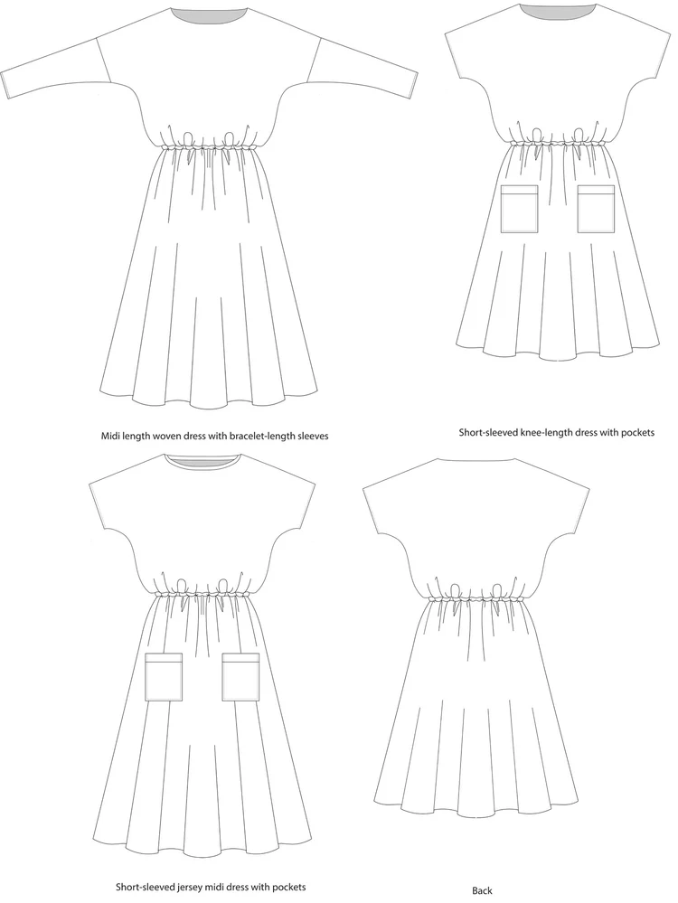 Tilly and the Buttons - Lotta Dress - Sizes 2-30