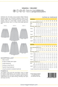 Megan Nielsen Patterns - Brumby Skirt - Size 0-20