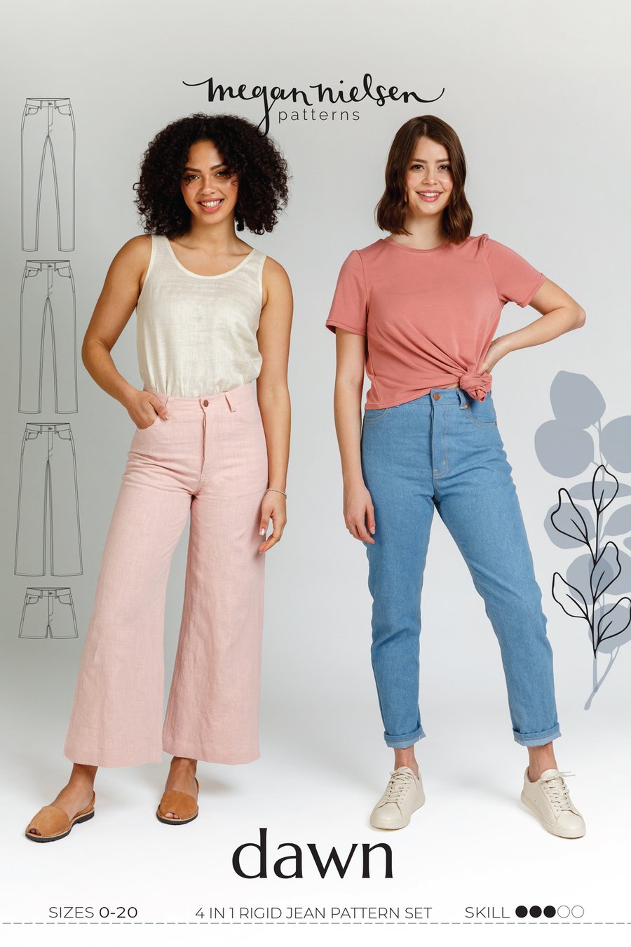 Megan Nielsen Patterns - Dawn Jeans - Size 0-20 – Fabric Mart