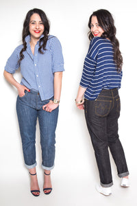 Closet Core Patterns - Morgan Boyfriend Jeans - Sizes 0-20