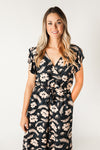 Chalk and Notch Patterns - Orchid Midi Dress - Sizes 0-30