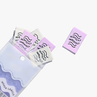 "Perfectly Imperfect" Woven Clothing Labels by Kylie and the Machine - 6 labels per pack