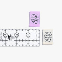 "Perfectly Imperfect" Woven Clothing Labels by Kylie and the Machine - 6 labels per pack