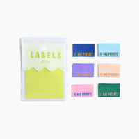 "It Has Pockets" Woven Clothing Labels by Kylie and the Machine - 6 labels per pack