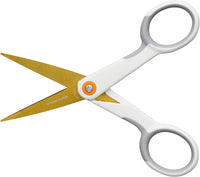 Fiskars 5" SoftGrip Titanium Micro-Tip Scissors
