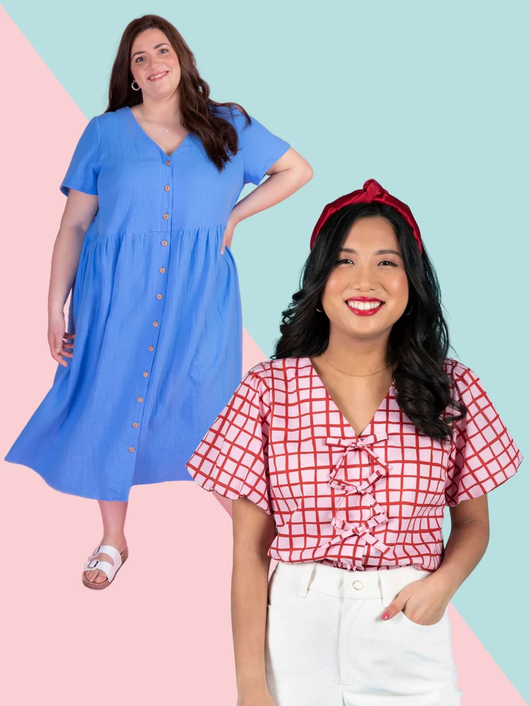 Tilly and the Buttons - Nell Dress + Blouse - Sizes 2-30